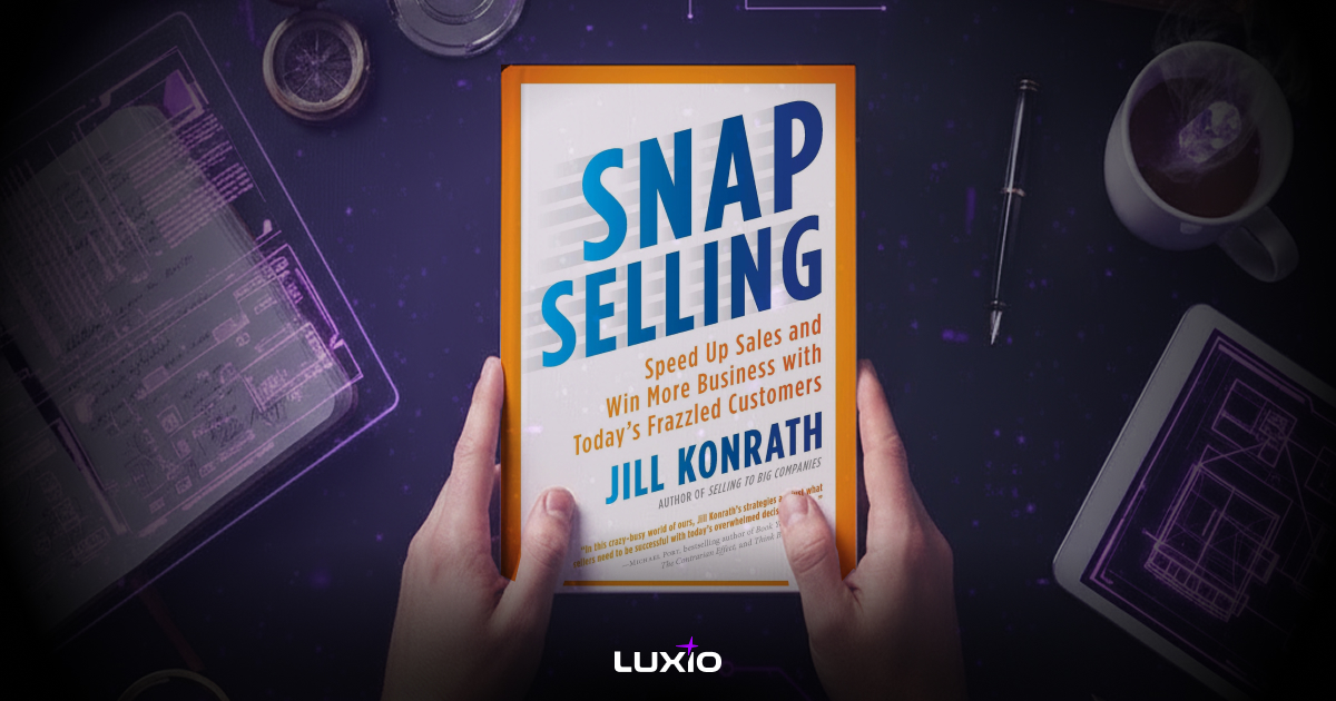 W tej recenzji pokazuję, jak SNAP Selling pomaga sprzedawać w realiach przeciążonych decydentów B2B. Recenzja SNAP Selling skupia się na praktyce: Mind Meld, Buyer's Matrix i walka ze status quo.